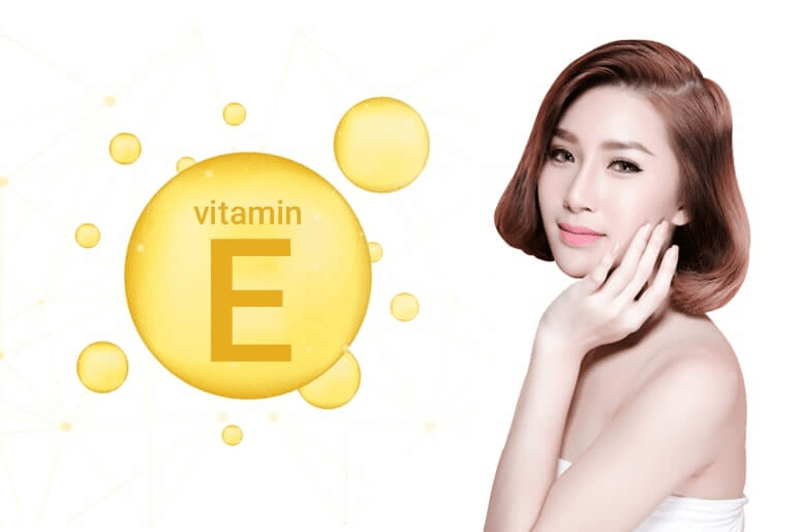 Da khô cần bổ sung vitamin E